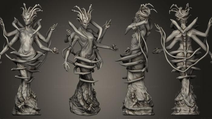 Figurines heroes, monsters and demons (Mephala, STKM_0275) 3D models for cnc